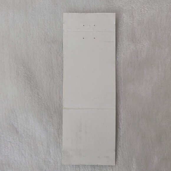 Vintage Matchbook Cover Pony Express Foods Bismarck ND North Dakota Silver Blue - Picture 4 of 4